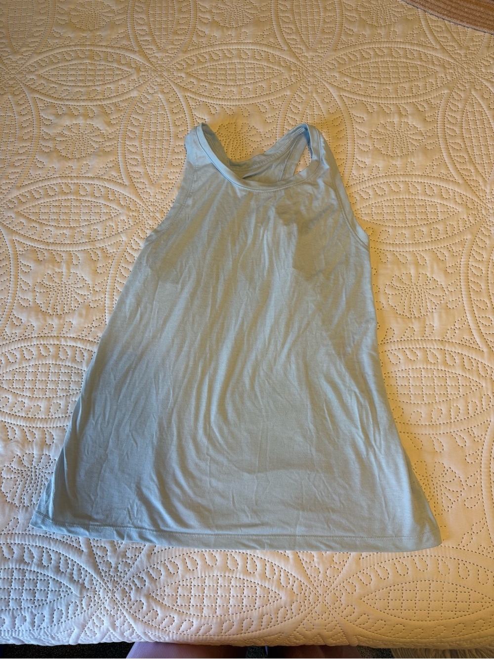 Old Navy Pale Blue Racerback Tank Top